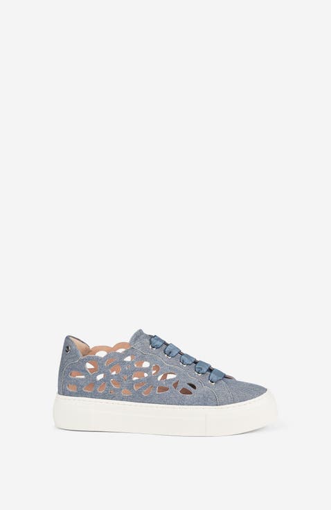 Mandi Laser-cut Sneaker