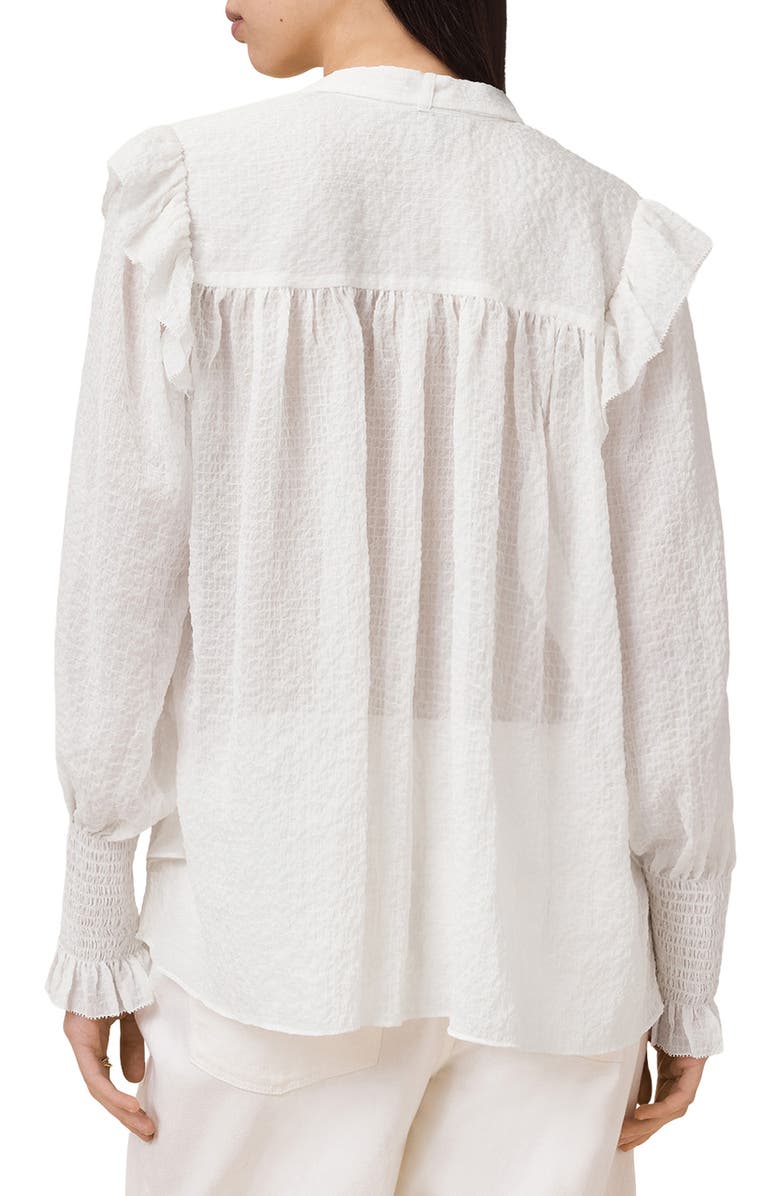 AllSaints Lara Shirt, Alternate, color, White