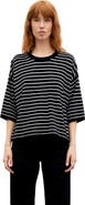GERARD DAREL Raya 3/4 Sleeve Striped Knit Top