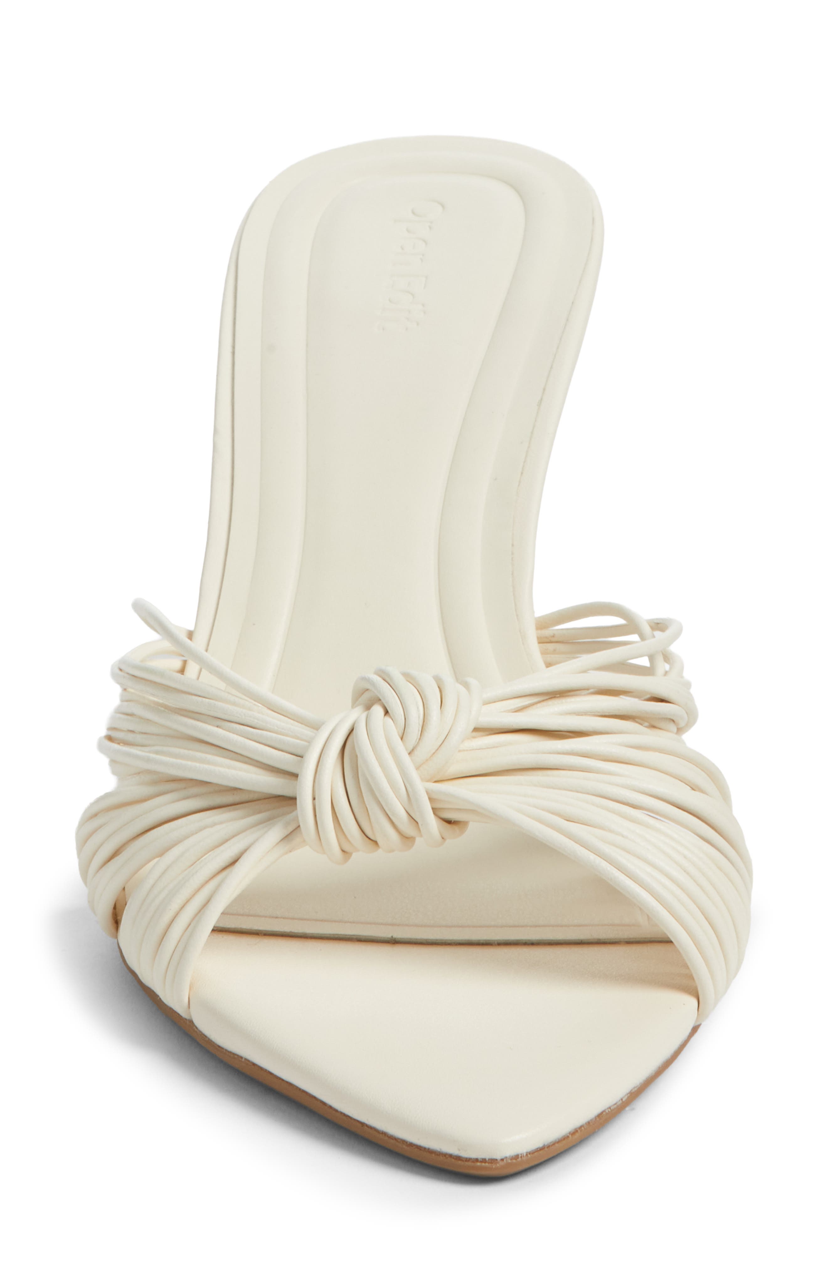 Nina Heeled Sandal, Alternate, color, IVORY EGRET