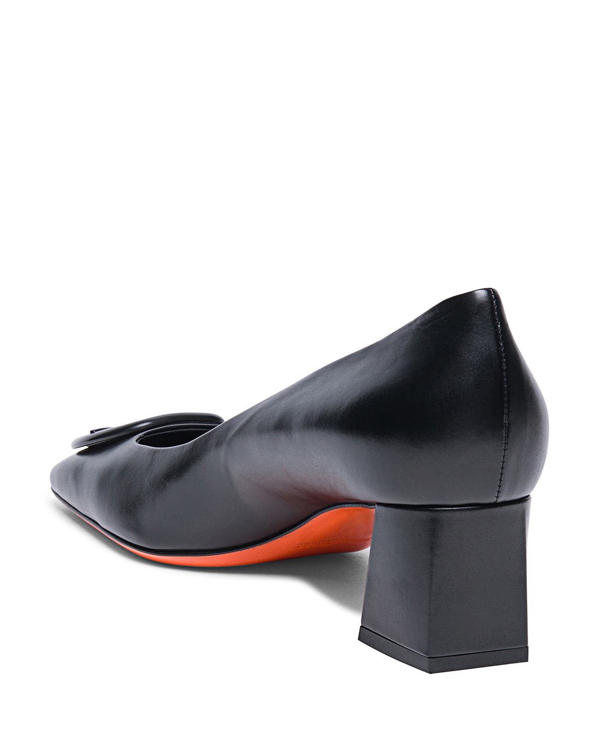 Santoni Women's leather mid-heel pump, Alternate, color, 