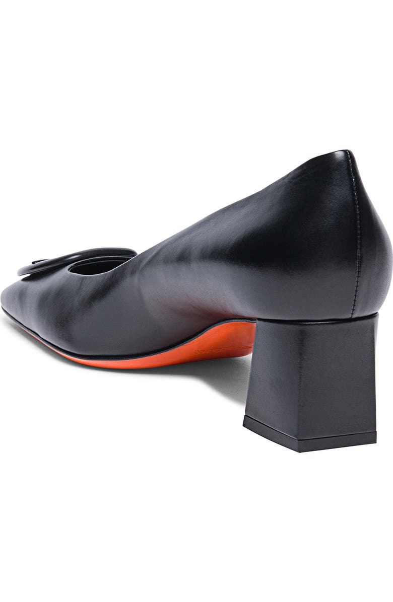 Santoni Women's leather mid-heel pump, Alternate, color,