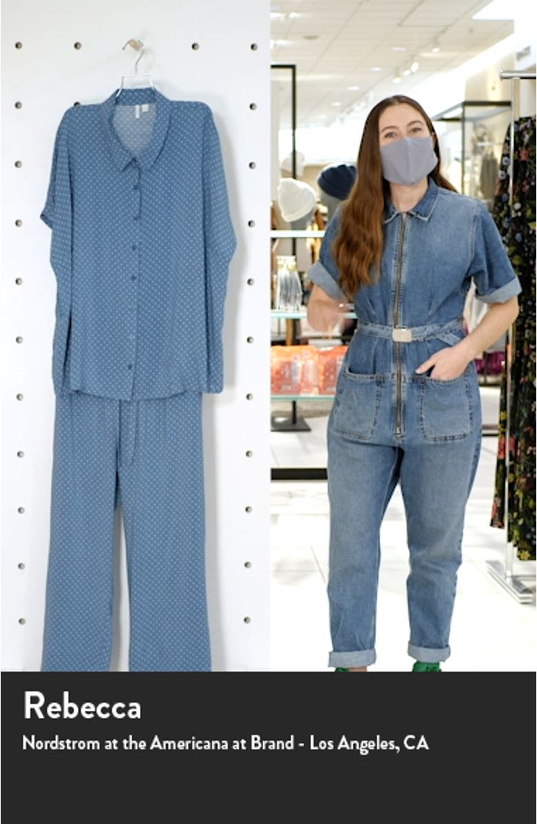 Bridgette Woven Two-Piece Pajama Set, sales video thumbnail