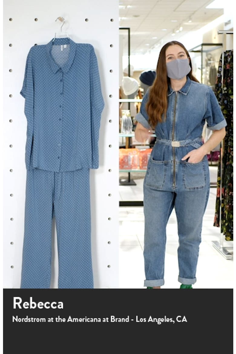 Bridgette Woven Two-Piece Pajama Set video