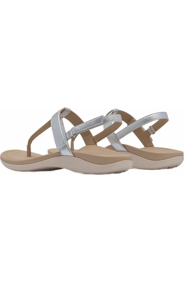 ABEO Oasis T Strap Sandal, Alternate, color, Silver - Regular