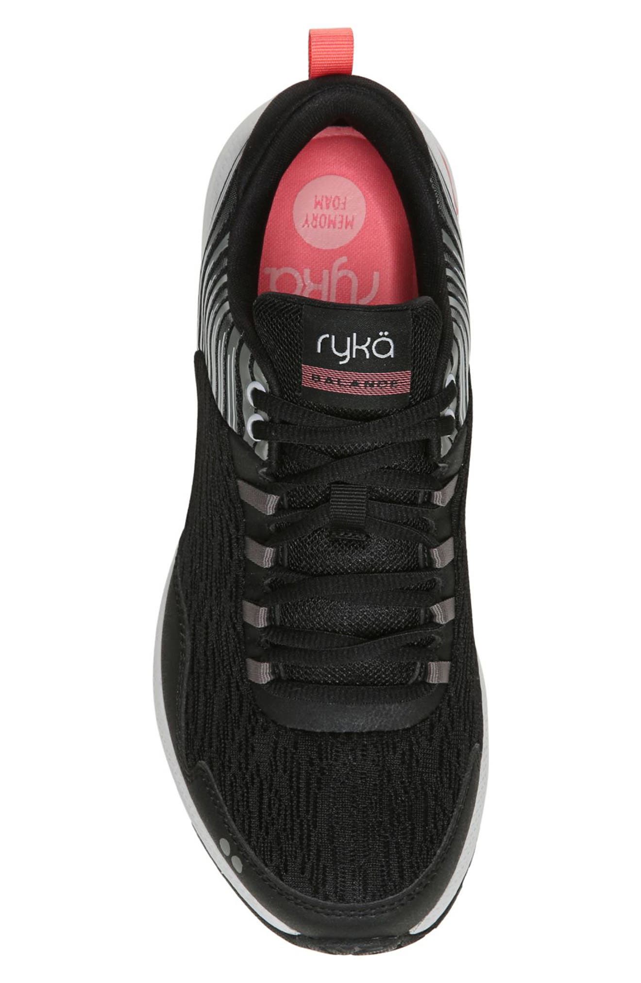 Ryka Balance Athletic Sneaker, Alternate, color, BLACK/ GREY