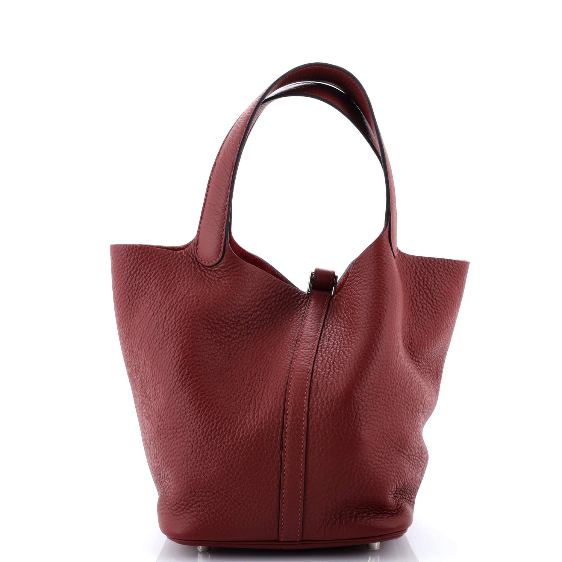 Pre-Owned Hermes Picotin Lock Bag Clemence MM, Alternate, color, 