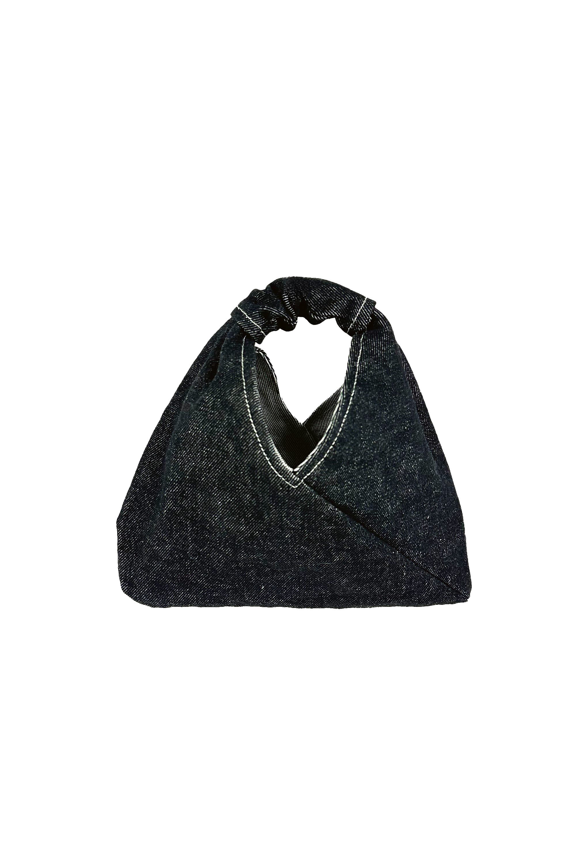 ADW Mini Black Denim Gami Bag, Alternate, color, Black