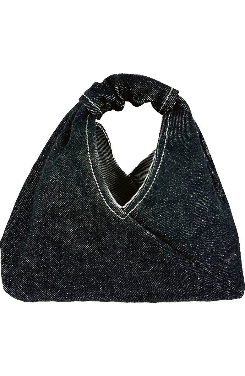 ADW Mini Black Denim Gami Bag, Alternate, color, Black