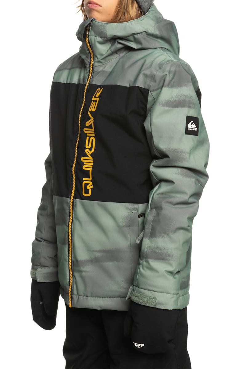 Quiksilver Kids' Side Hit Water Repellent Insulated Jacket, Alternate, color,
