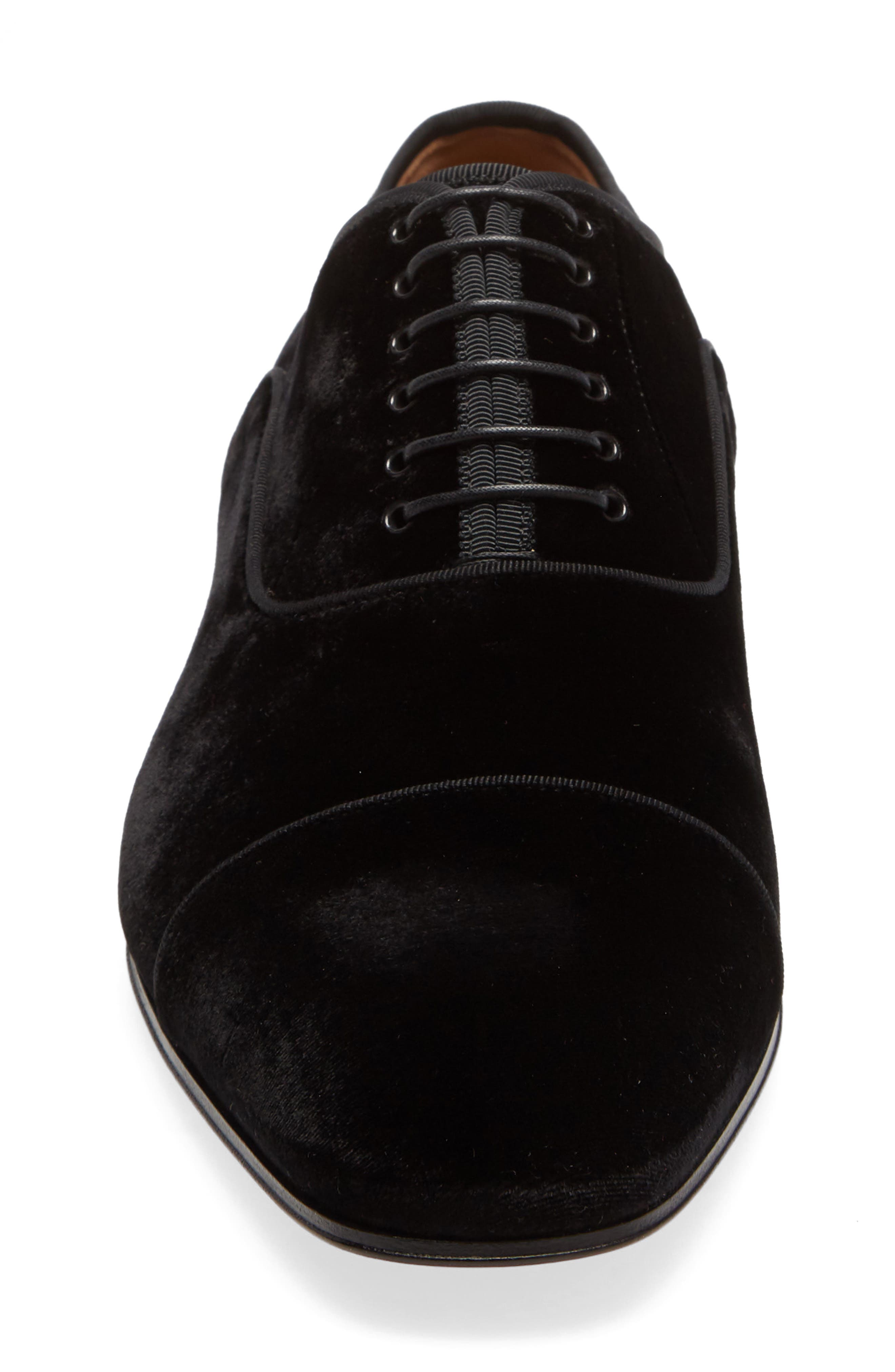 Christian Louboutin Greggo Orlato Velvet Oxford, Alternate, color, 