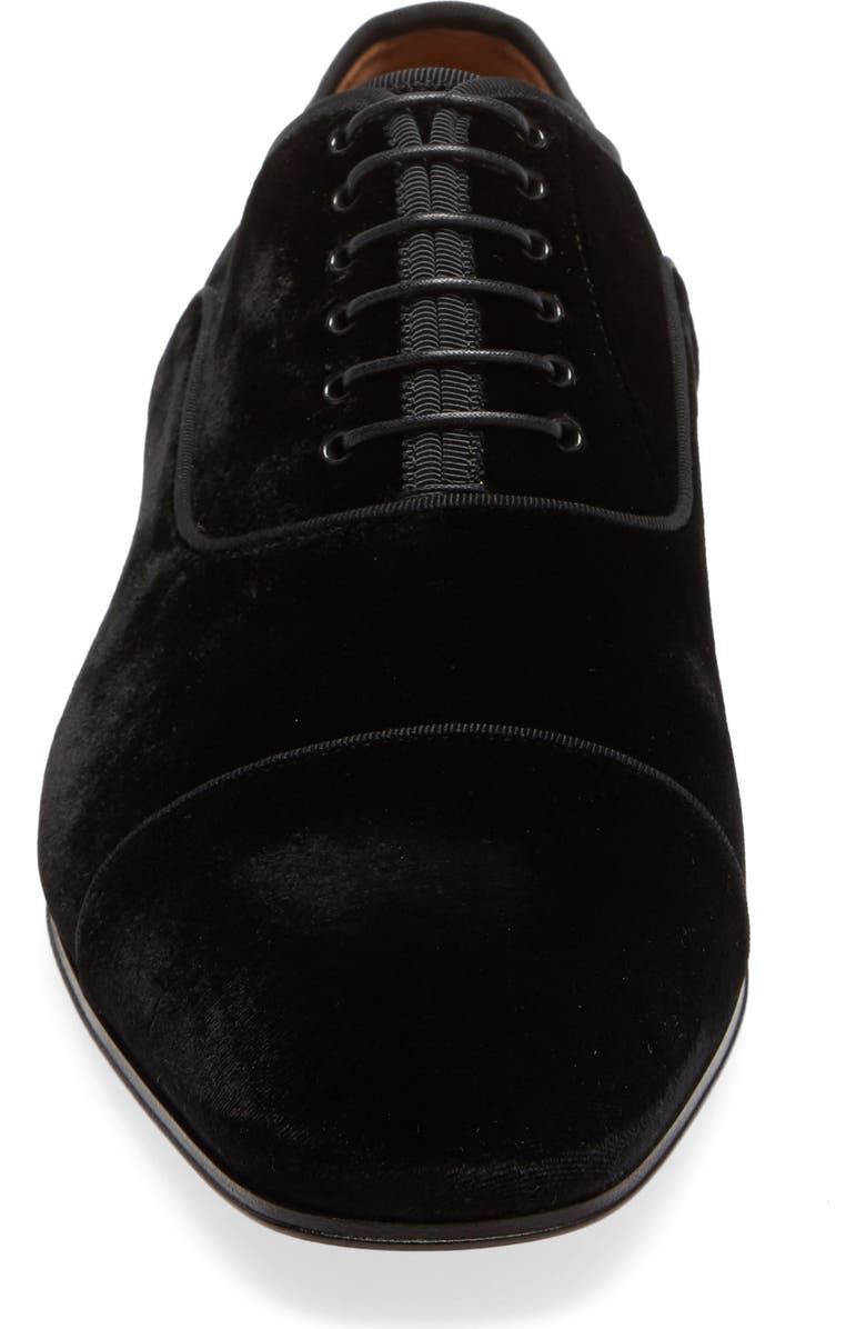 Christian Louboutin Greggo Orlato Velvet Oxford, Alternate, color,