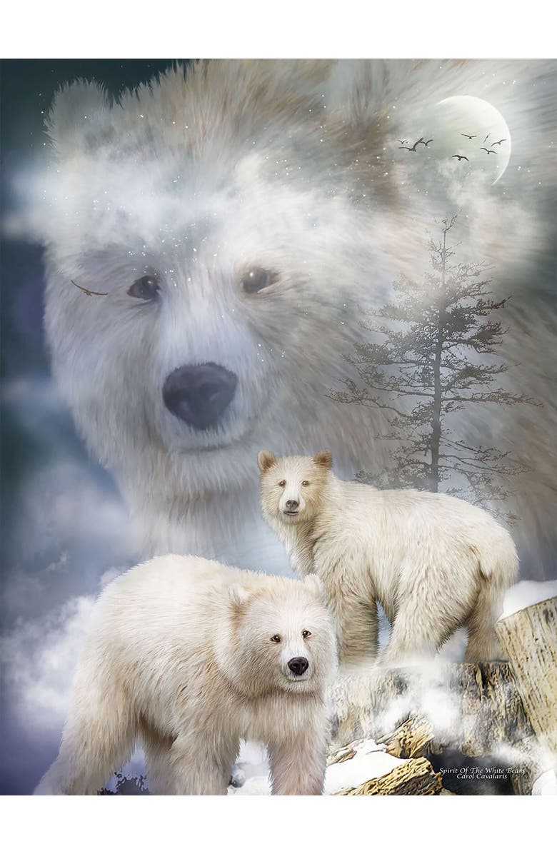 Sunsout Spirit of White Bears 500 piece Jigsaw Puzzle for Adults, Alternate, color, Multicolor