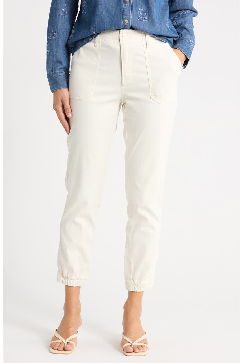 Twill Joggers, Main, color, VANILLA ICE