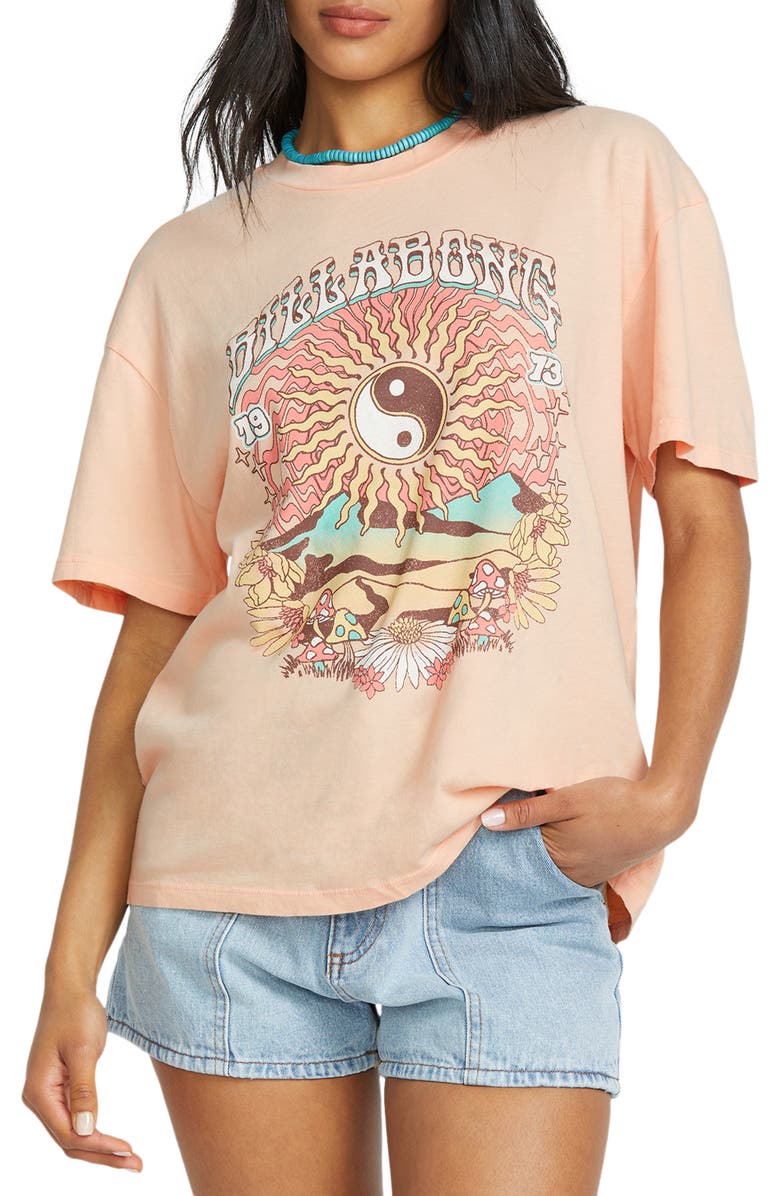 Billabong In the Balance Cotton Graphic T-Shirt, Main, color, 