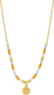 Estella Bartlett Miyuki Coin Pendant Necklace