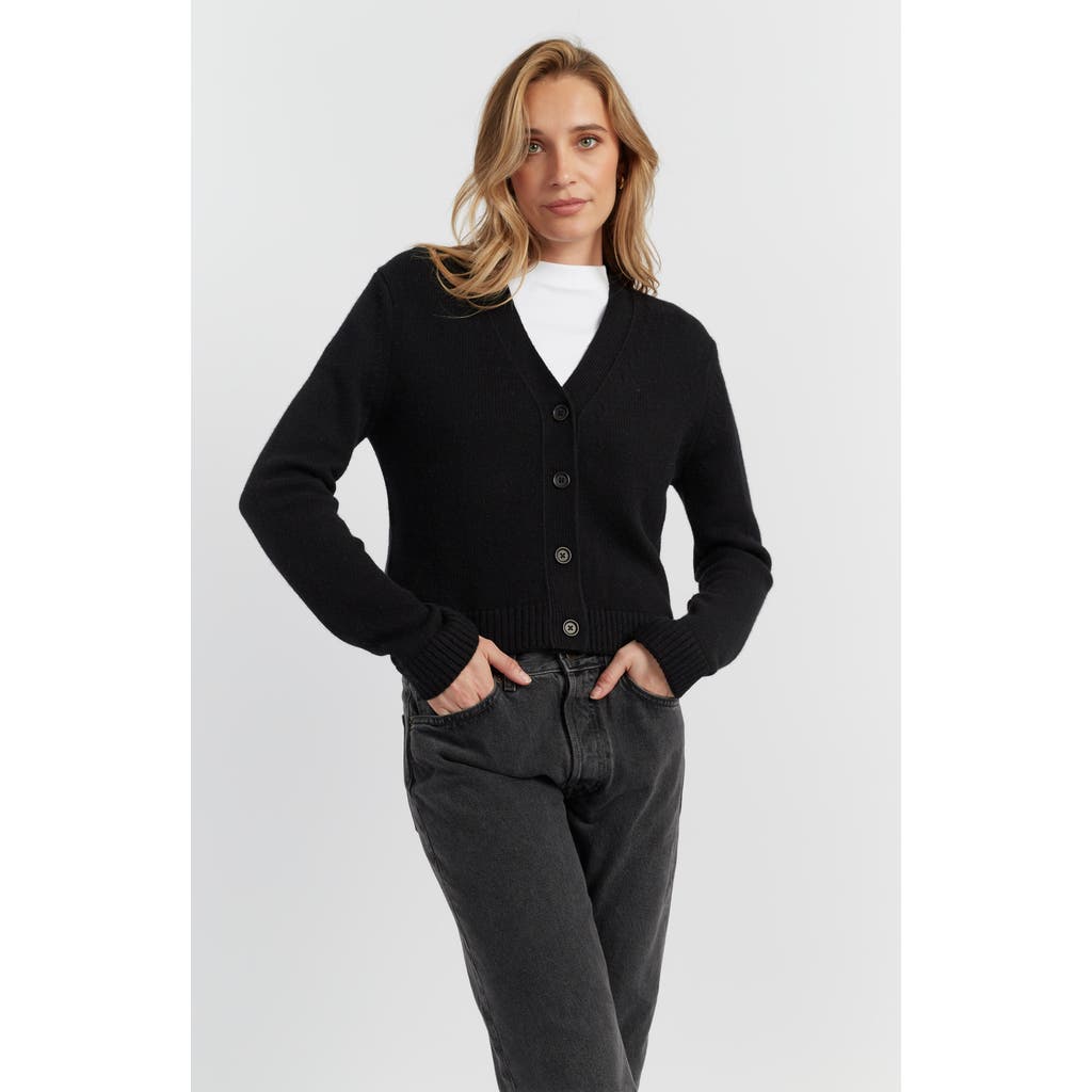 Chinti & Parker Pure Cashmere Cardigan In Black