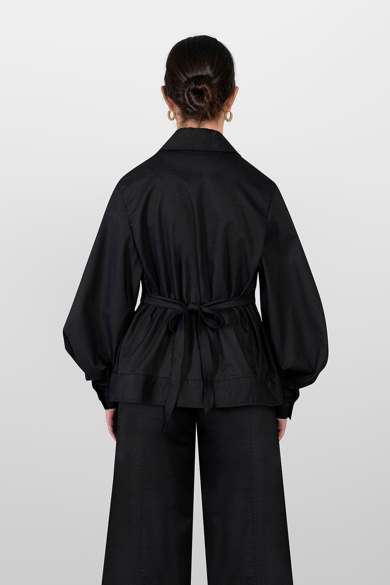 Drill Bomber Jacket, Alternate, color, Black