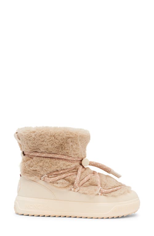 Moncler Mon Altive Faux Fur Snow Boot In Multi