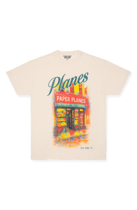 Planes Deli Cotton Graphic T-Shirt