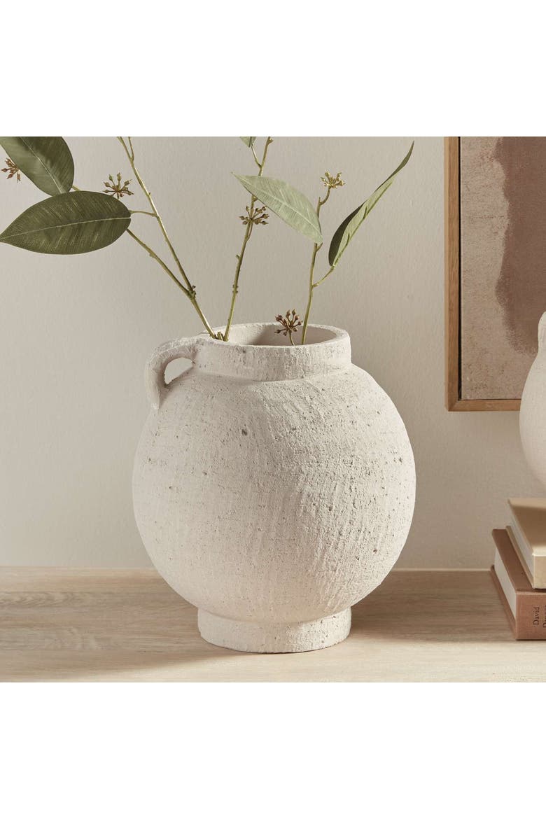 Gianna Vase Medium, Alternate, color, White