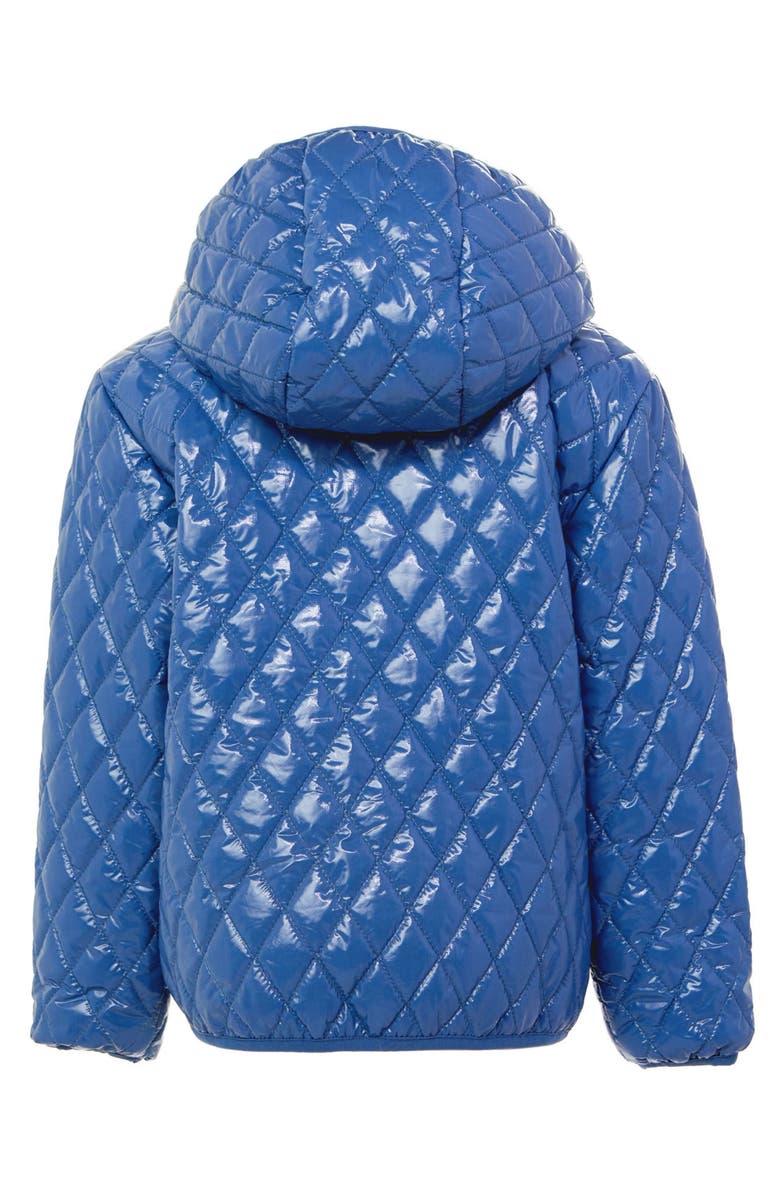 Northern Classics Shiny Quilted Puffer Jacket, Alternate, color, Shiny Mountain Blue