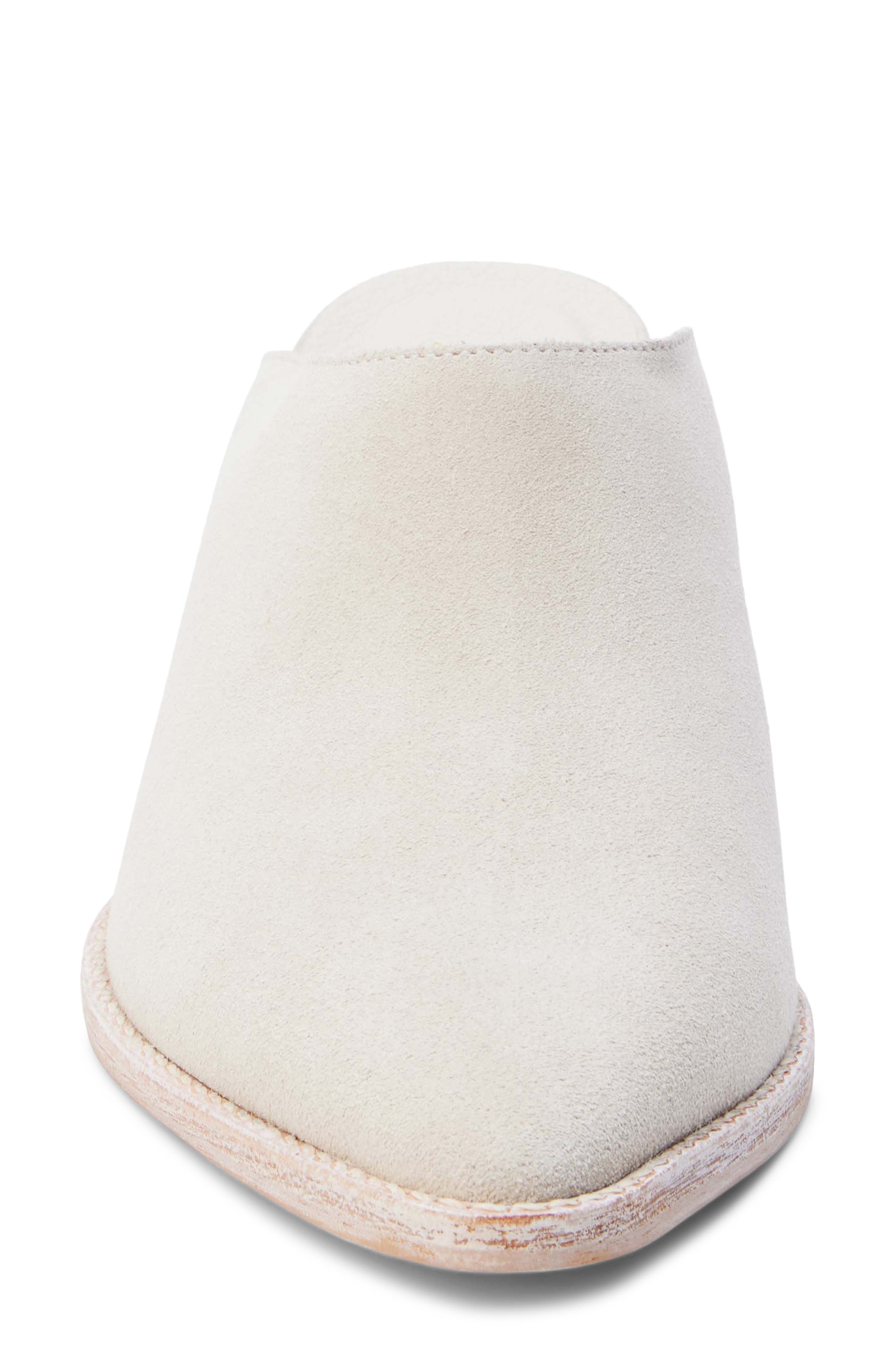 Cammy Pointy Toe Mule, Alternate, color, ECRU SUEDE