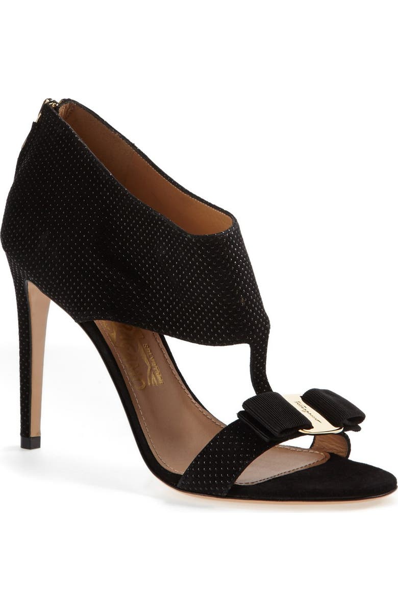 FERRAGAMO Salvatore Ferragamo 'Pellas' Suede Sandal, Main, color,