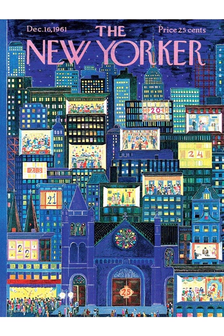 City Advent Calendar 1000 Piece Puzzle, Alternate, color, No Color