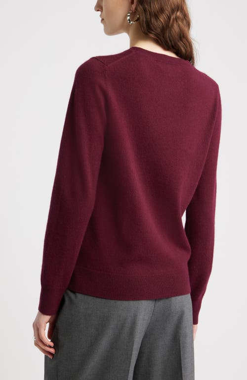 Nordstrom Cashmere Crewneck Sweater In Brown