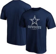 FANATICS Men's Fanatics Branded Navy Dallas Cowboys Team Lockup Logo T-Shirt