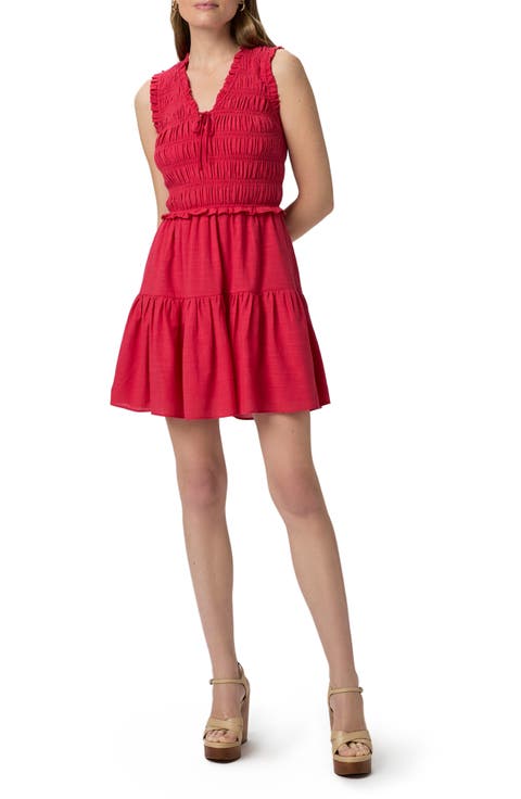 Fraise Sleeveless Cotton Blend Minidress