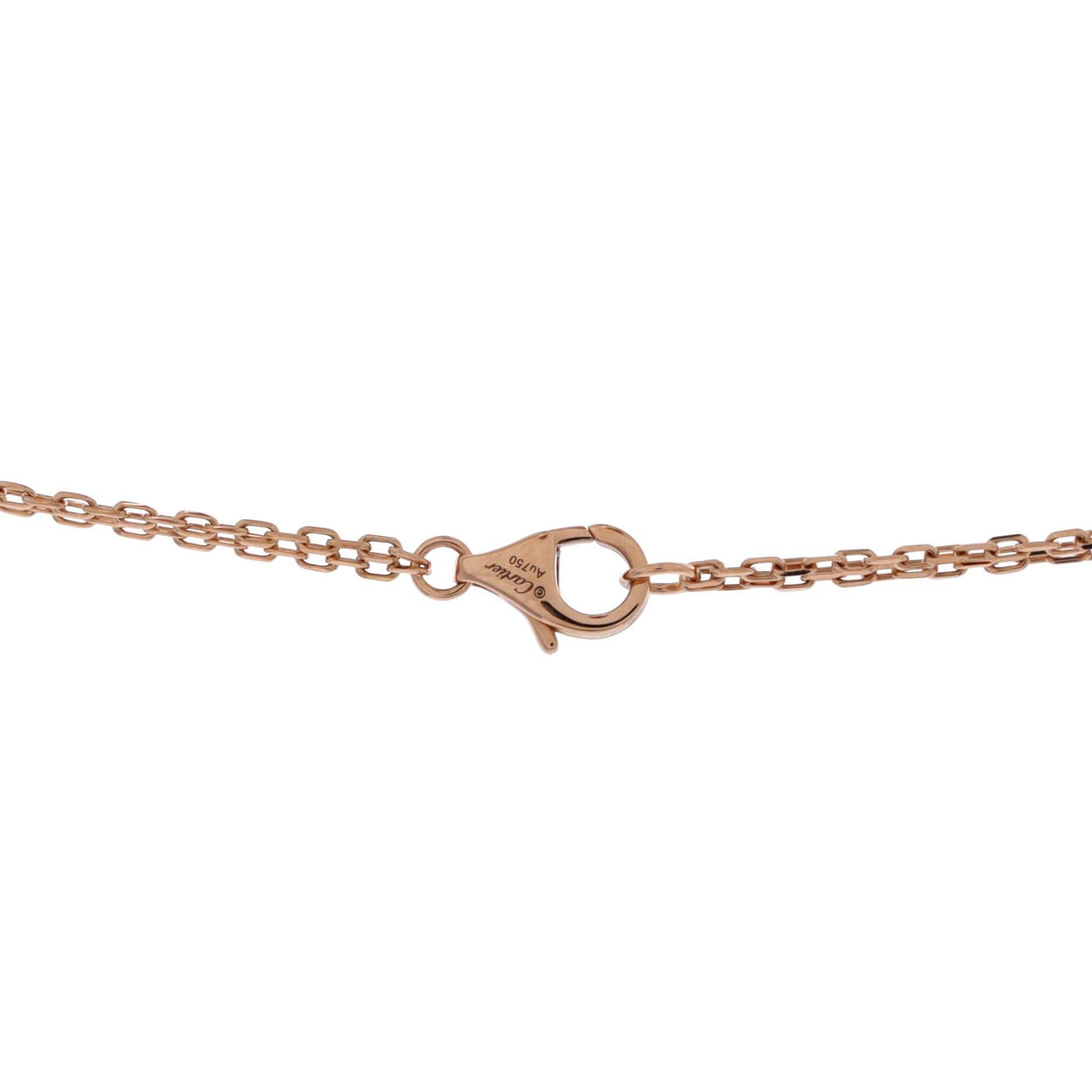 2 Diamonds Love Pendant Necklace 18K Rose Gold and Diamonds, Alternate, color, Metallic Gold