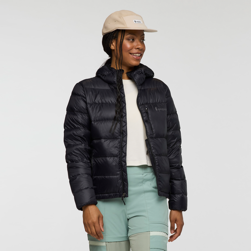 Cotopaxi Fuego Max Down Hooded Jacket In Black