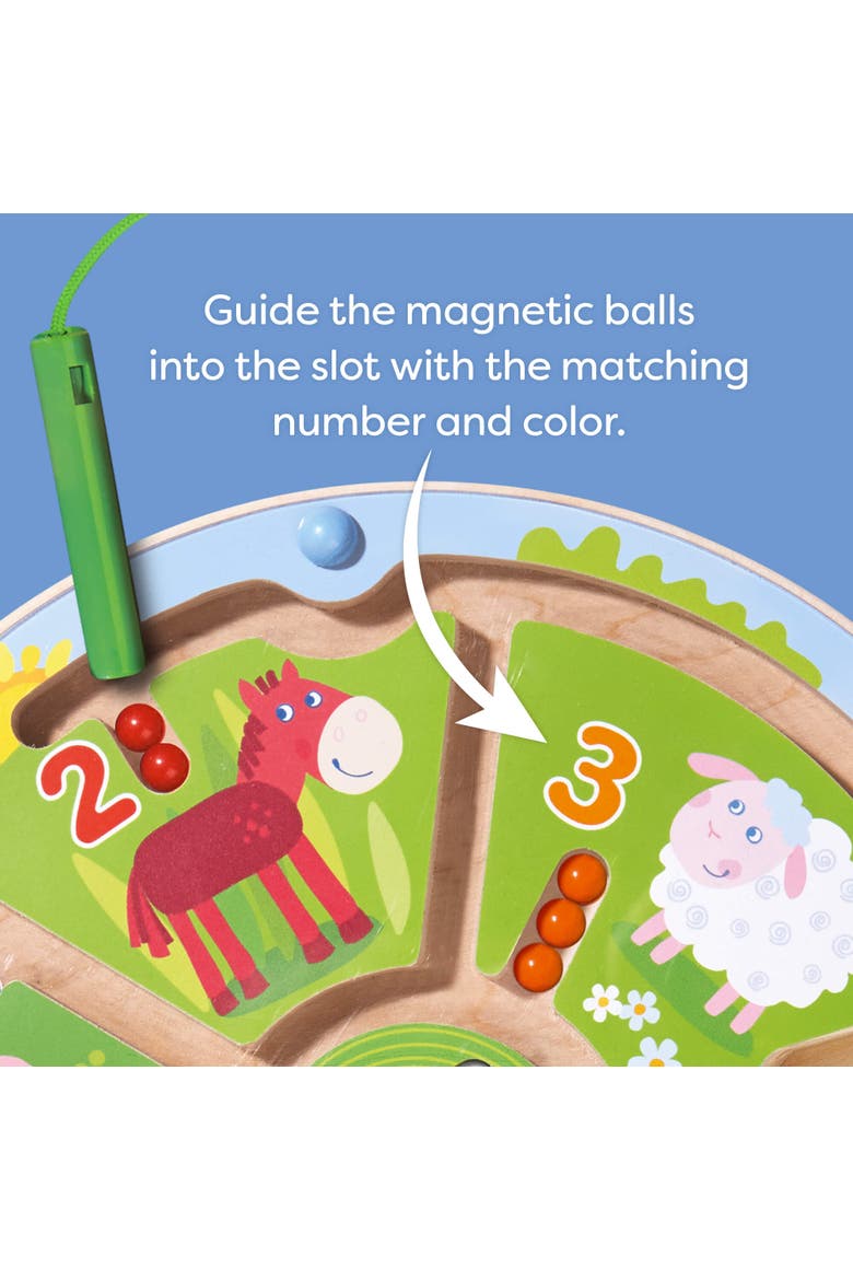 Number Maze Magnetic Game, Alternate, color, Multi