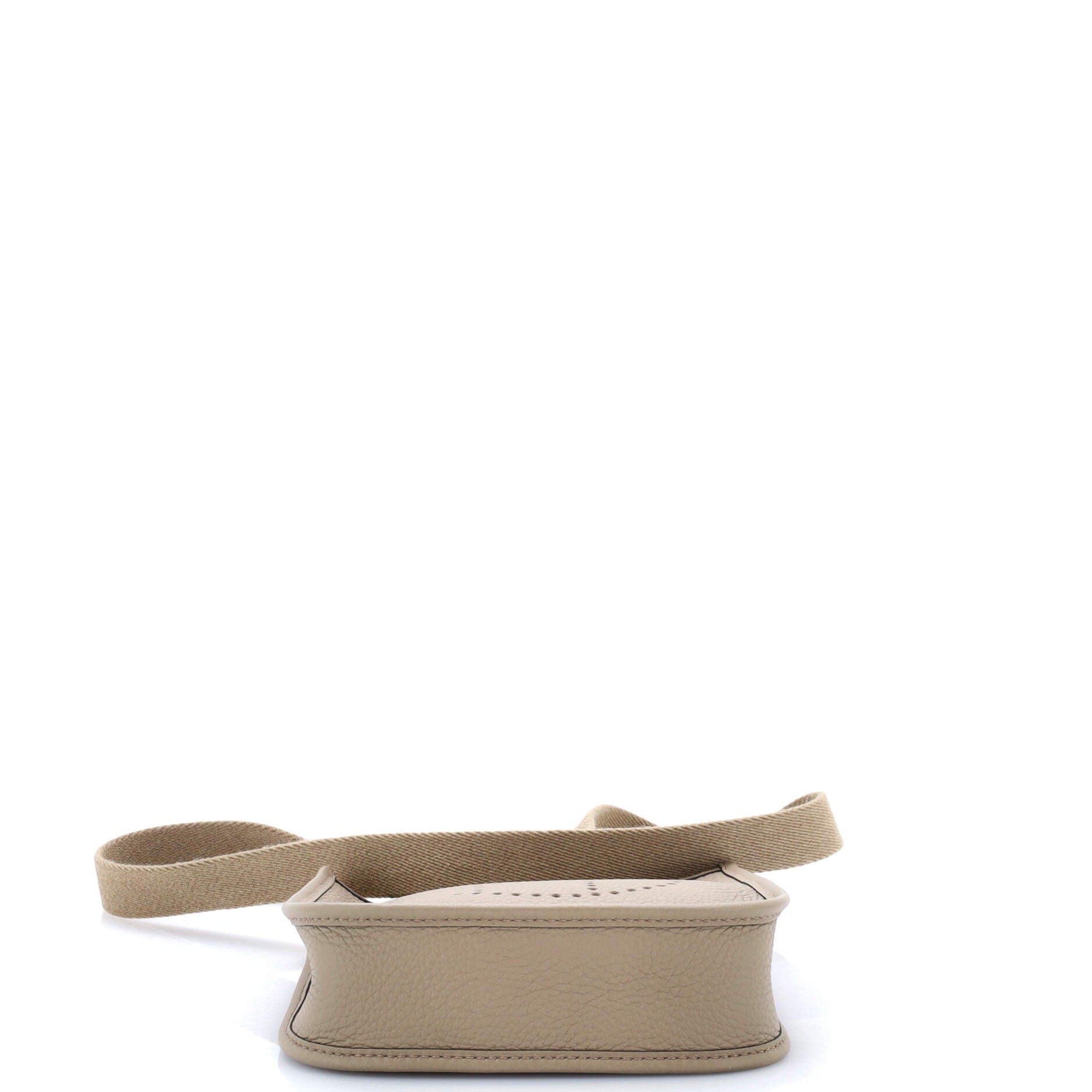 Pre-Owned Hermes Evelyne Bag Gen III Clemence TPM, Alternate, color, Beige Marfa