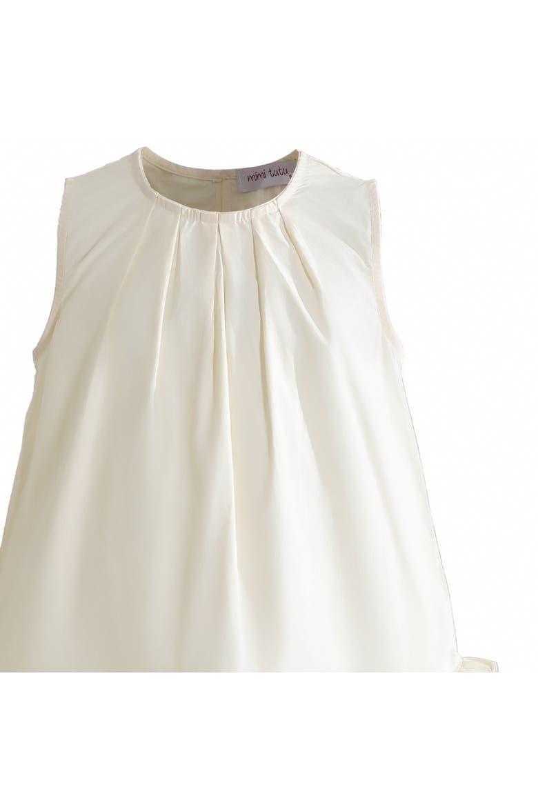 Empressa Pleated Tulle Party Dress, Alternate, color, Ivory