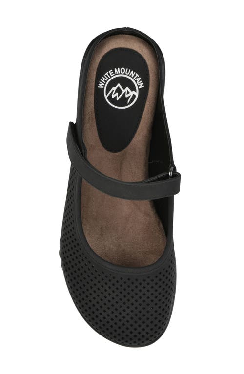 Cliffs By White Mountain Vinto Mule In Black Sueded Smooth