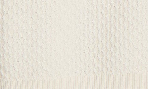 Zella Wool & Cashmere Zip Front Hoodie In White