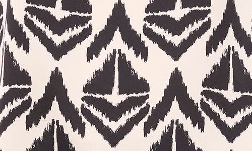 Halogen ® Dolman Sleeve Back Tie Top In Soft Cream Ikat Print