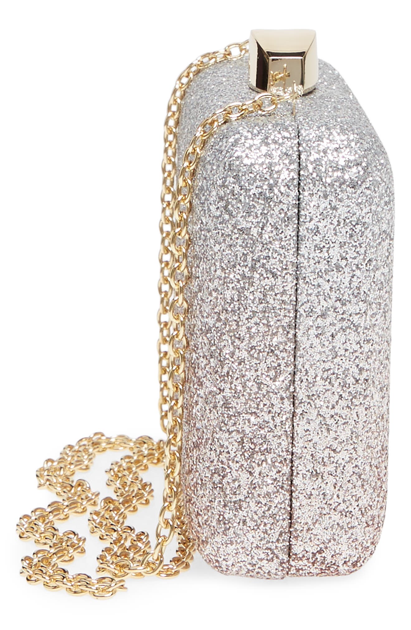 Nordstrom Ombré Glitter Minaudière, Alternate, color, 