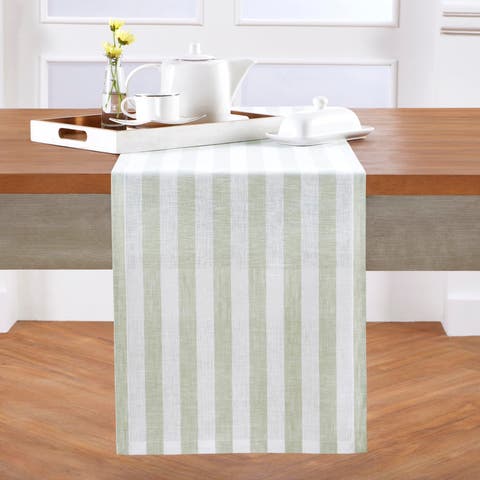 Linen Table Runner - Sorrento Stripe