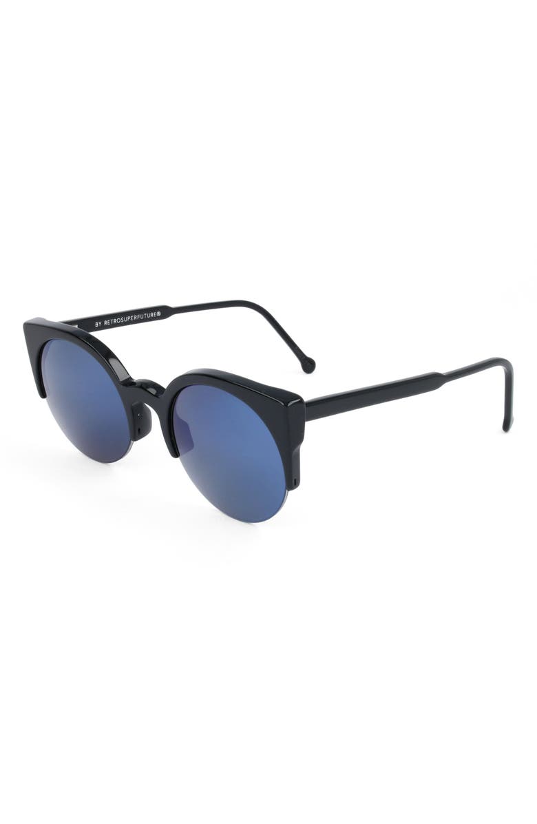 SUPER by RETROSUPERFUTURE<sup>®</sup> 48mm Cat Eye Sunglasses, Alternate, color, Black
