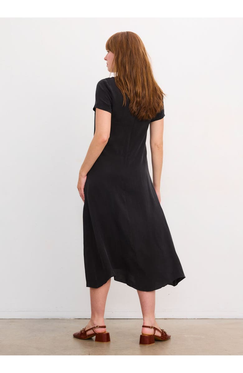 HATCH Collection The James Maternity Dress, Alternate, color, Black
