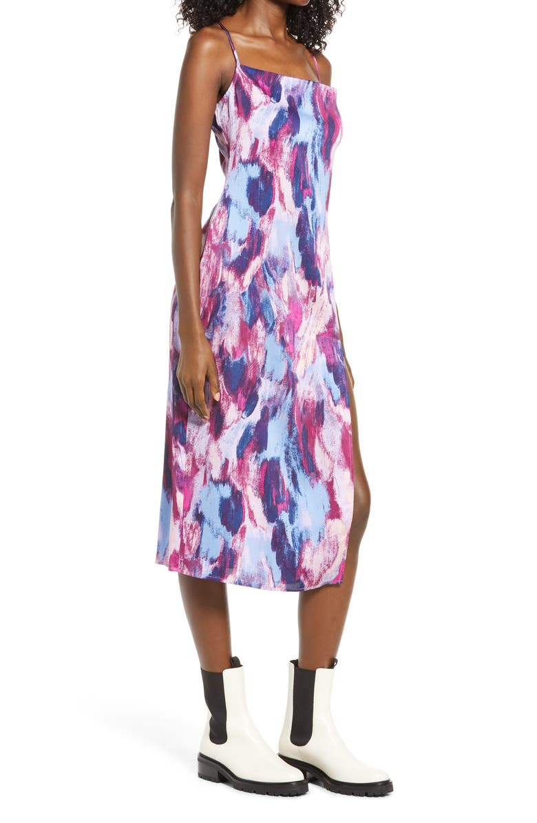 Open Edit Racerback Crepe Sundress, Alternate, color, 