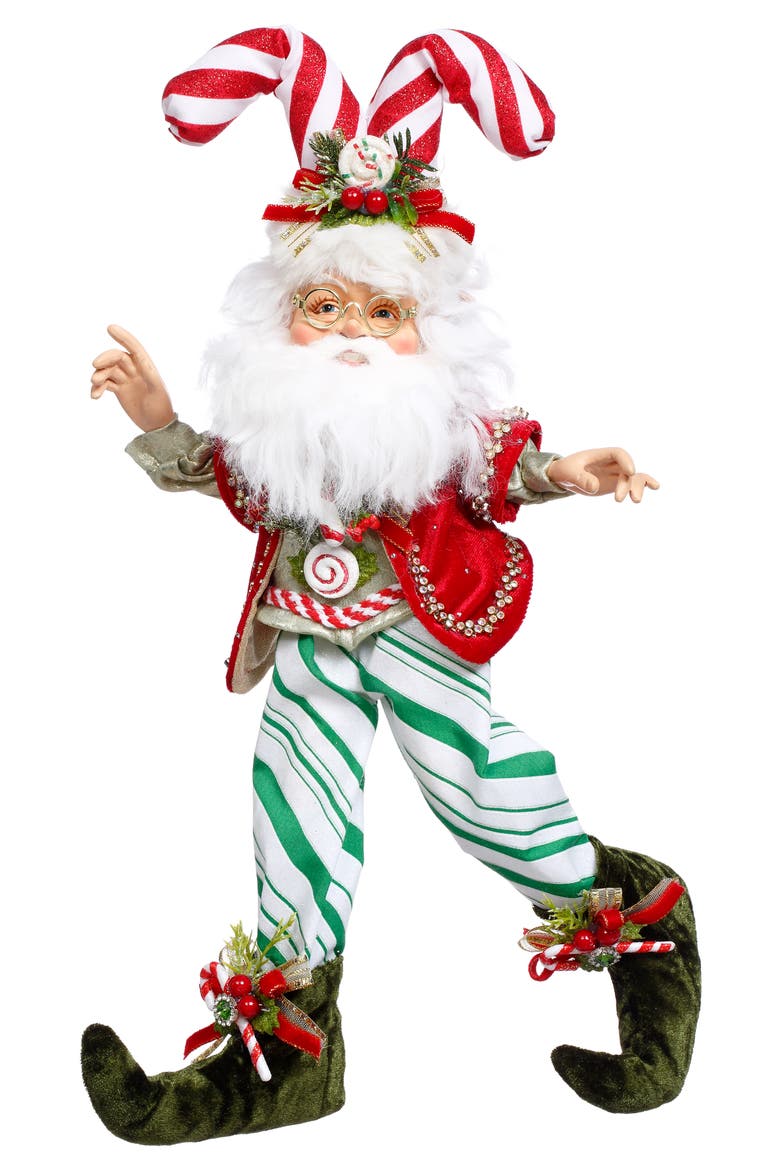 North Pole Candy Cane Elf, Small, Main, color, Red