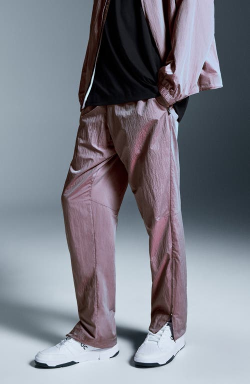 On Court Iridescent Track Pants In Pink