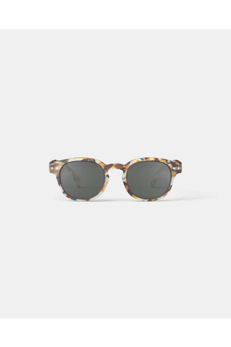 #C 41mm Square Sunglasses, Alternate, color, Blue Tortoise