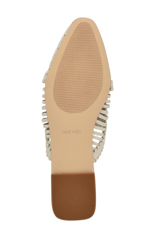 Nine West Campton Mule In Ivory