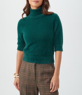 Trina Turk Mali Fuzzy Sweater | Nordstrom